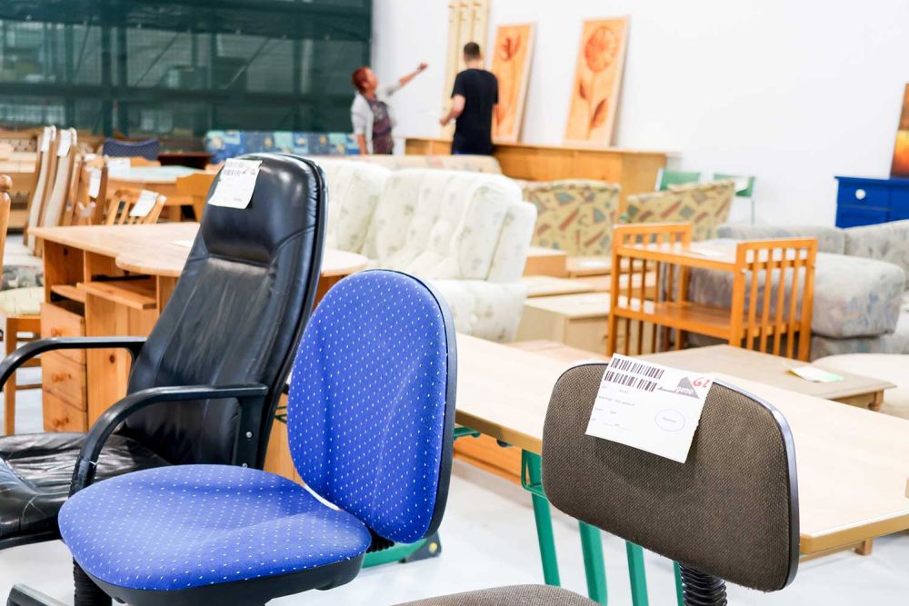 In unserem Möbellager